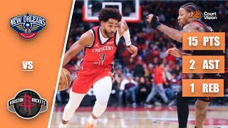 Jordan Poole - 15 Points, 3 Steals, 2 Assists vs Rockets - 2025-26 Regular Season