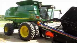 Grain Harvest in the west of Manitoba, Canada