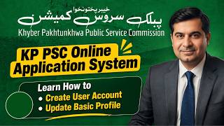 Create New User & Update Profile | KP PSC Online Application System screenshot 4