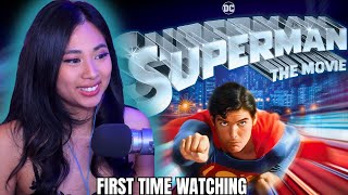NON-DC FAN REACTS TO SUPERMAN 1978 FOR THE FIRST TIME!