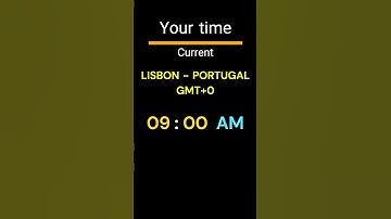 GMT+0｜09:00 AM｜LISBON