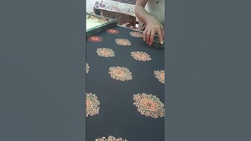 Learn block printing basics 🎨  Create unique, handmade fabric designs easily with this step by step