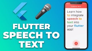 Flutter Speech to Text App Tutorial | Voice Recognition