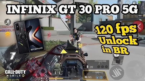 Infinix GT 30 PRO 5G Game Test KRAI Map COD Mobile | 120 fps unlock in MP & BR Gyroscope Test #codm
