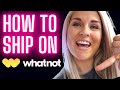 How to ship on whatnot  whatnot shipping  printing and editing labels on whatnot