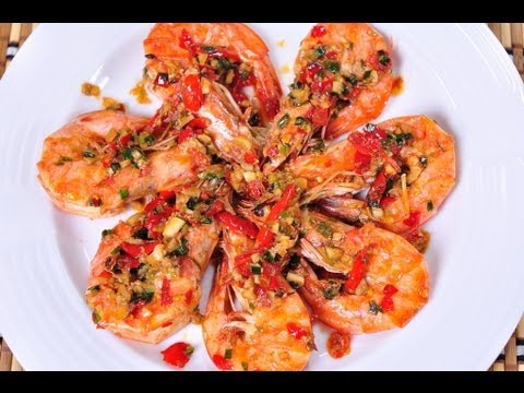 กุ้งผัดพริกเกลือ