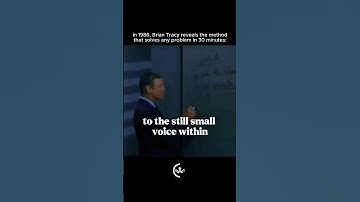 Simple Trick to Solve ANY Problem – Brian Tracy’s Secret Method!