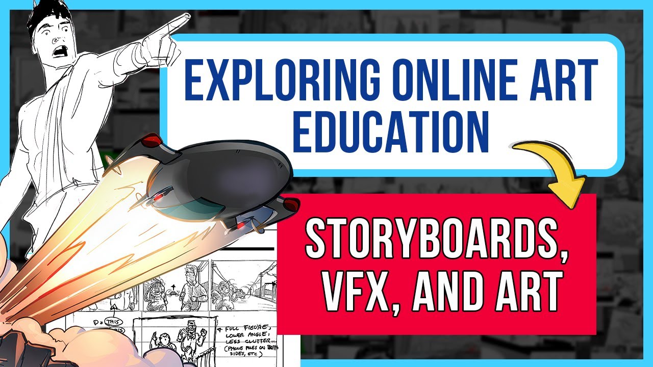Exploring Online Art Education: Storyboards, VFX, and Art