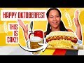 How To Make an Oktoberfest SAUSAGE ON A BUN out of CAKE | Yolanda Gampp | How To Cake It