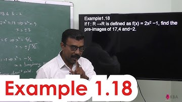 18. Maths | Sets, Relations & Functions | Example 1.18