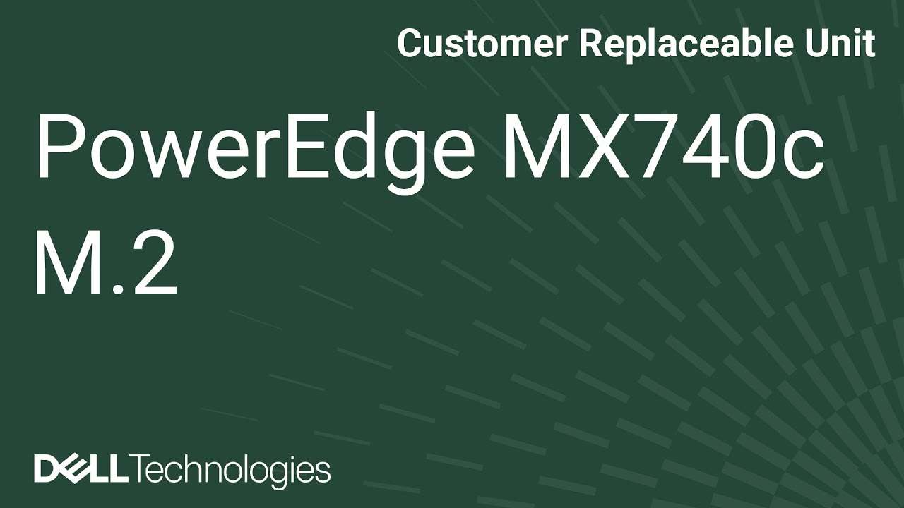 Dell  PowerEdge MX740c and MX840c: Remove/Install M.2