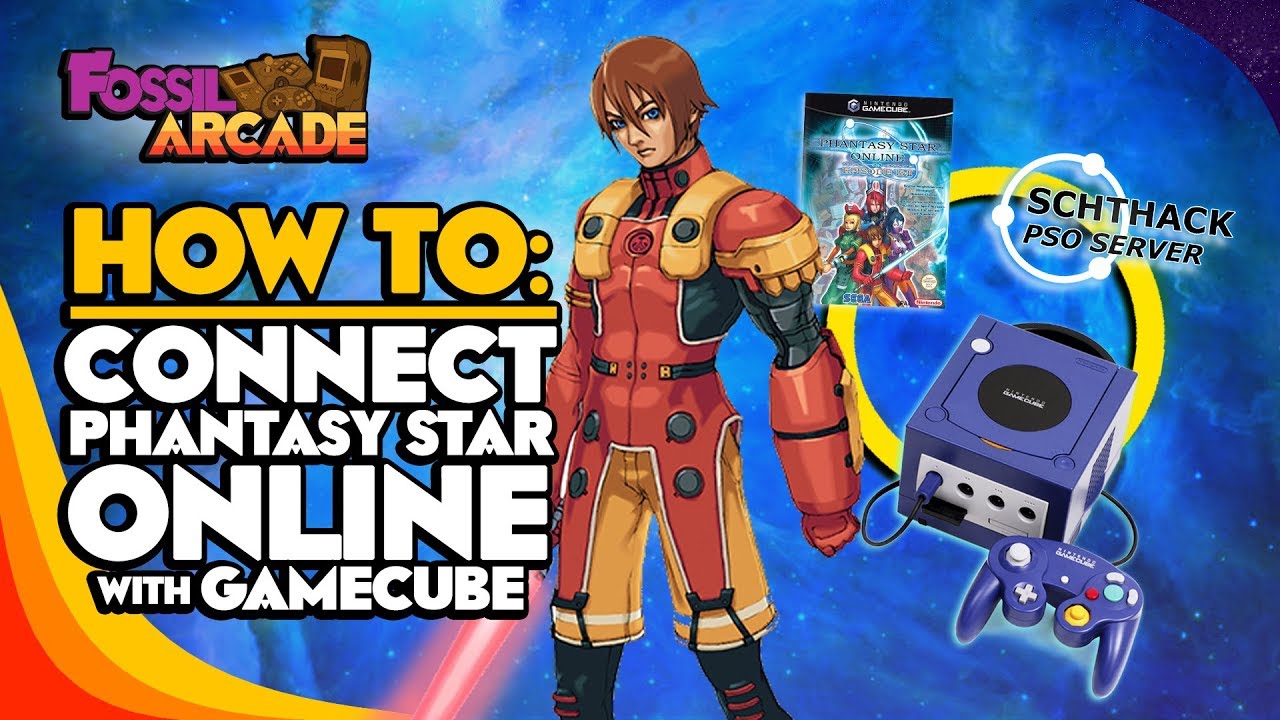 How To Connect Phantasy Star Online With A Wii Schtserv Fossil Arcade Youtube