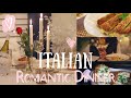 Romantic dinner at home  lemon truffle alfredo  pasta misslizheart