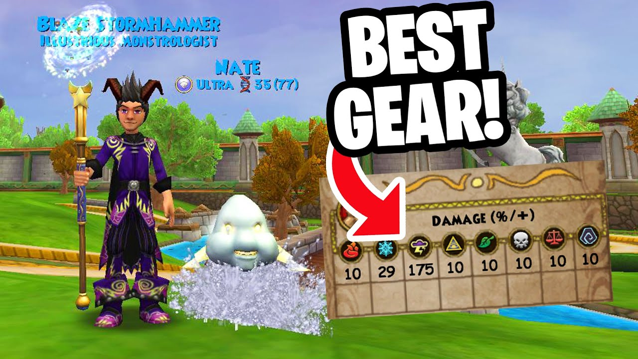 Wizard101 Level 130+ Catacombs Crafted Gear - Swordroll's Blog