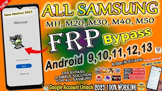 Samsung M11, M20, M30, M40, M50, Frp Bypass / Android 9,10,11,12,13 | New Method Without PC 2023 ! ?