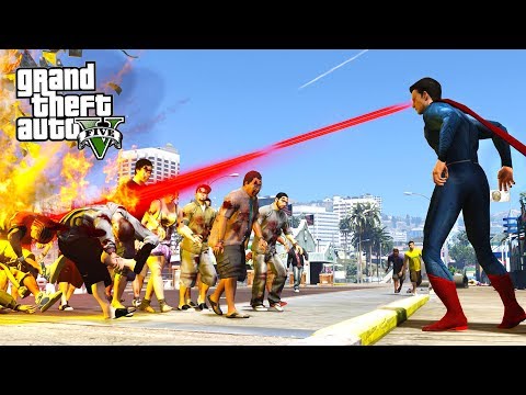 SUPERMAN VS ZOMBIES !!! GTA 5 Zombie Apocalypse Mod (GTA 5 Mods)