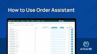 How to Use Order Assistant in eVitalRx Pharmacy Software screenshot 1