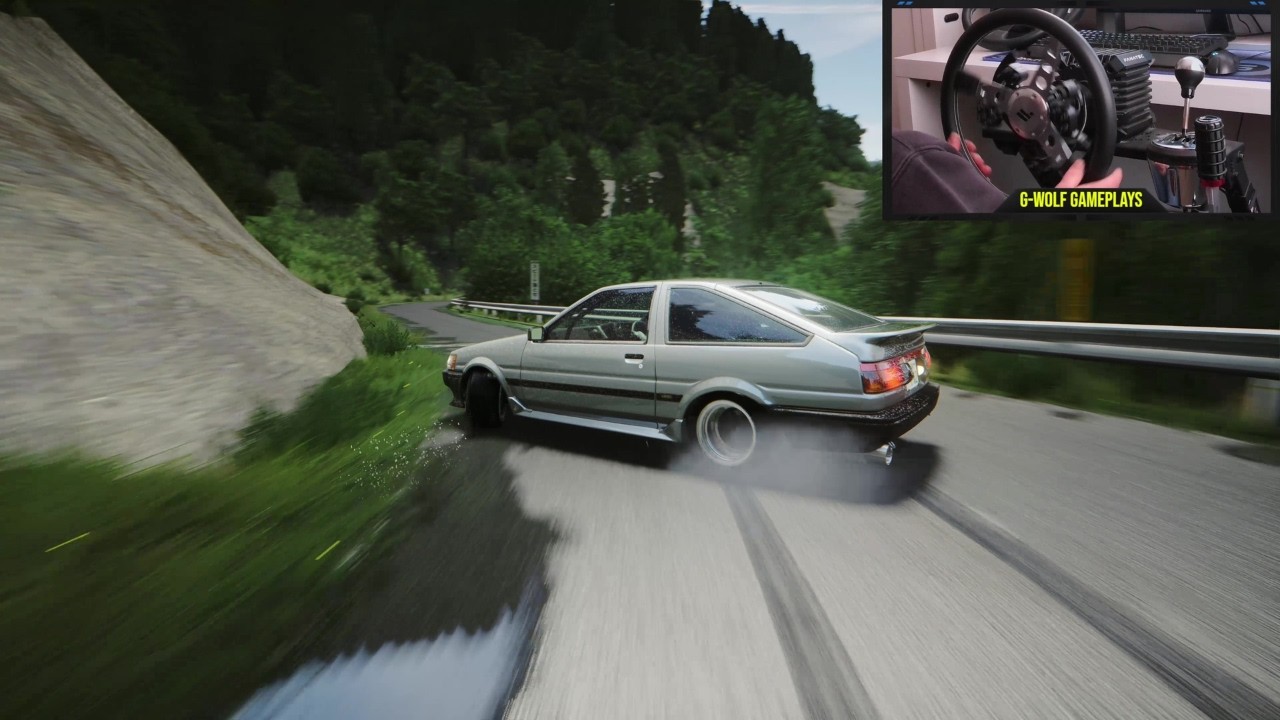 Toyota AE86 Touge Drifting -  Assetto Corsa | Fanatec CSL DD