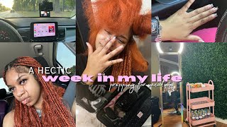 vlog: a hectic week in my life | RAW &amp; UNCUT | cooking, clients, packing, maintenance, &amp; more