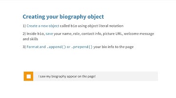 Biography Quiz - JavaScript Basics