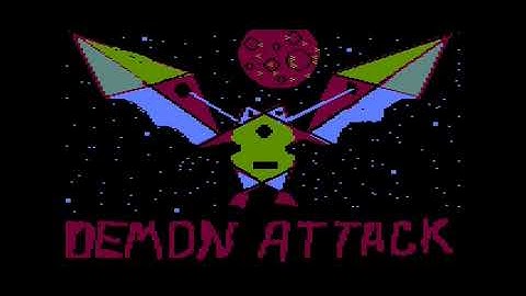 ATARI XL / XE += DEMON ATTACK ( TITLE VERSION ) - 80´S NOSTALGIA