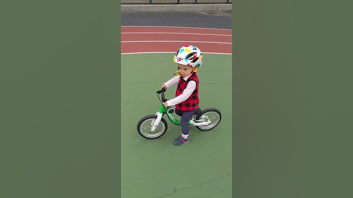 Teach your child how to ride a bike without using training wheels