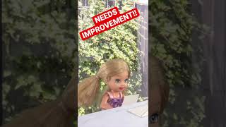 My first report card 📋 #barbie #gracesworld #reportcard