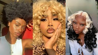 HAIRSTYLES FOR ALL HAIR TYPES 🖤
