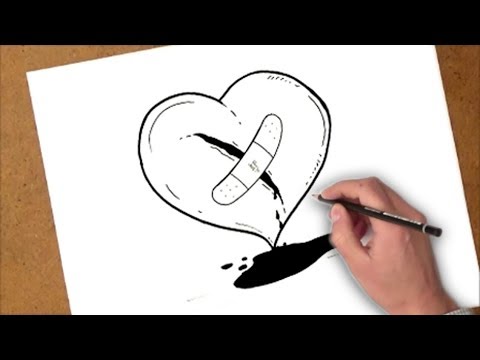 إيماءة مسند عادي رسم قلب مكسور بقلم الرصاص - ourlittlefrenchhouse.com