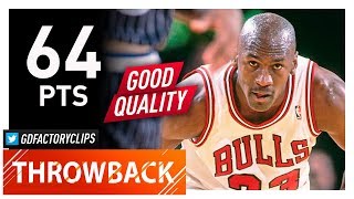 Throwback: Michael Jordan Full Highlights vs Magic (1993.01.16) - 64 Pts, 6 Reb!