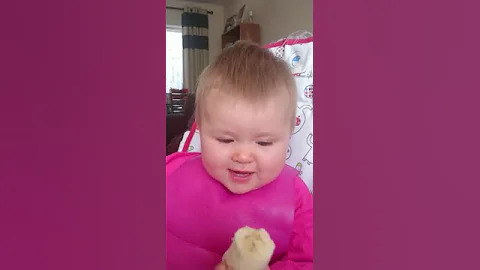 Mila and a banana