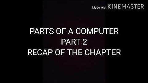 Parts of a Computer (Part- 2) Revision by Rubab Rizvi