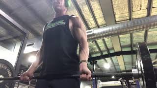 40KG barbell curls