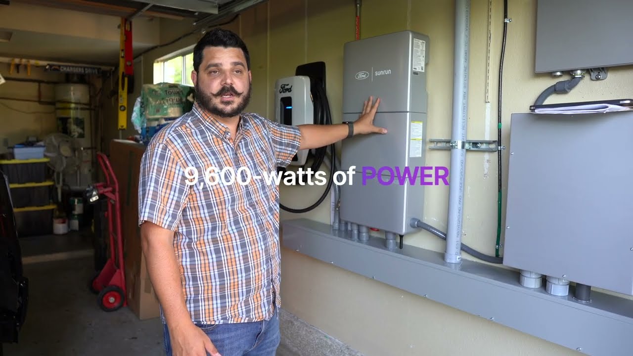 Ford Lightning Solar Backup Installation