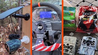 Home Security as a Game Camera + Cleetus McFarland Steering Wheel on my Polaris Ranger + More