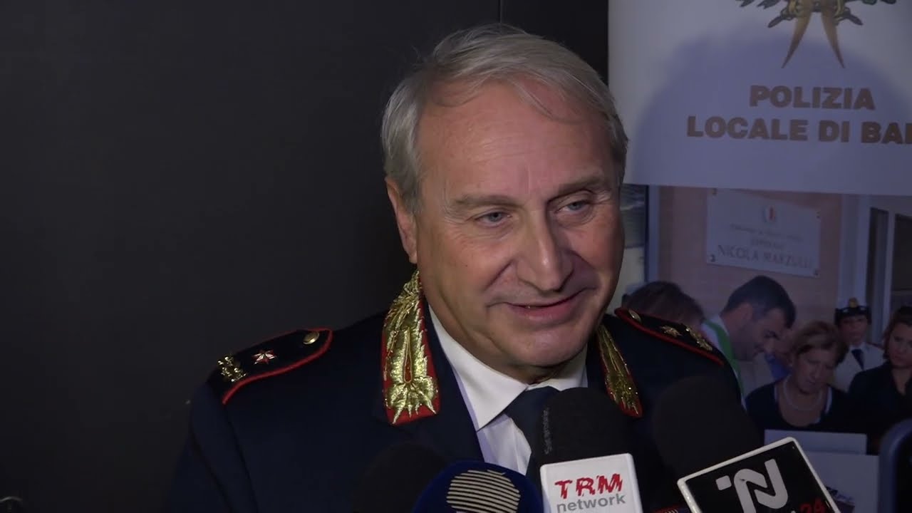 Sicurezza stradale, l'intervista al comandante della Polizia locale di Bari Michele Palumbo