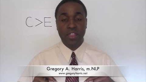 Personal Develoment Equation--with Trainer Gregory A. Harris, m.NLP