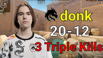 CS2 donk POV Faceit Anubis (20-12) | Most 4-kills 1 | 2024/09/12 | #cs2 #csgo