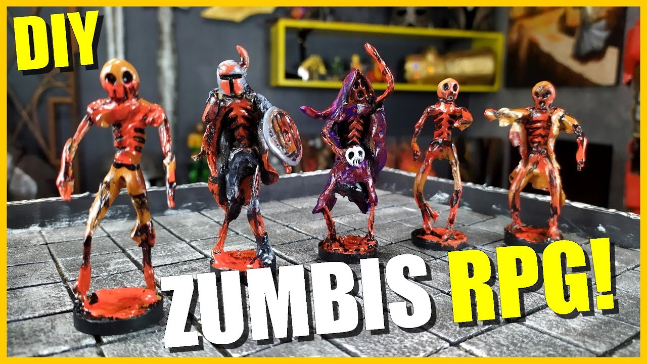 Como fazer miniaturas para RPG - ZUMBIS