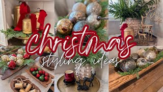 🎄2023 CHRISTMAS DECORATE WITH ME | CHRISTMAS STYLING IDEAS FOR 2023!