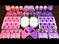 PINK VS PURPLE SLIME ! Mixing Random Things into GLOSSY Slime !!! Satisfying Videos #839