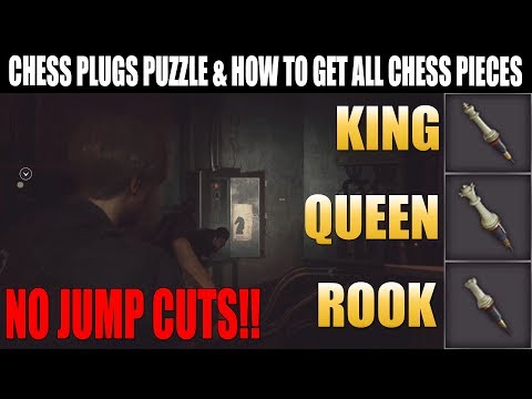 Video: Resident Evil 2 - King, Queen And Rook Plug Locations, Supplies Storage Room Puzzle Puzzle