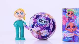 DibusYmas Unboxing surprise Hairdorables ball Superhero Play Doh Stop motion cartoons