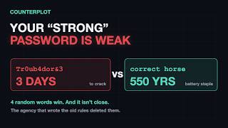 #cybersecurity #tech #dataviz Why Your Strong Password Is Actually Weak