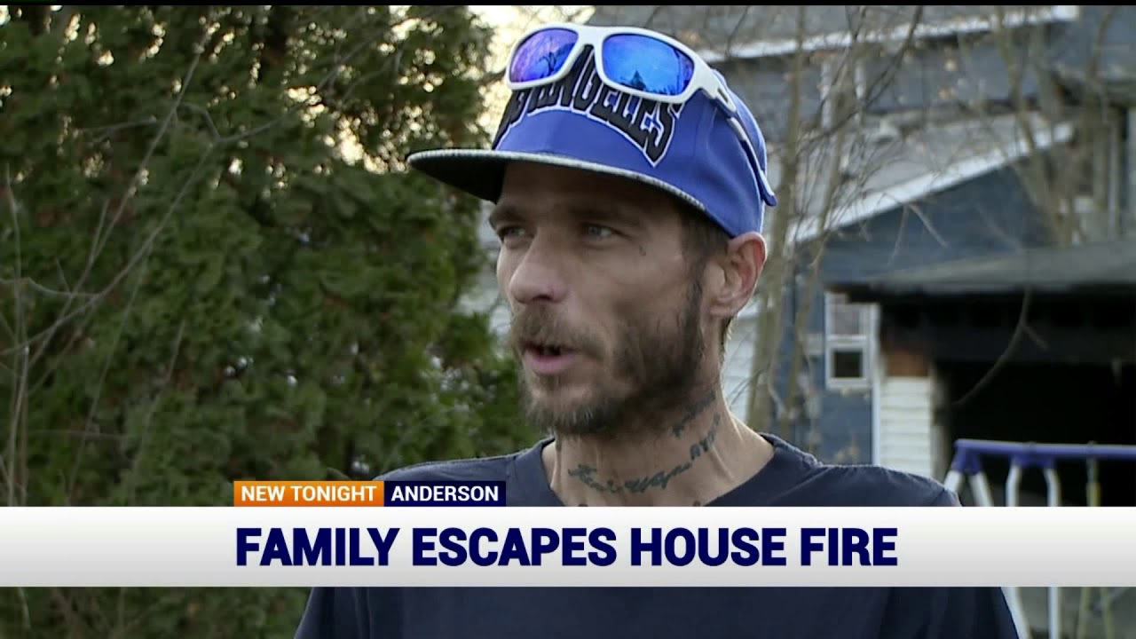 Family escapes Anderson house fire - YouTube