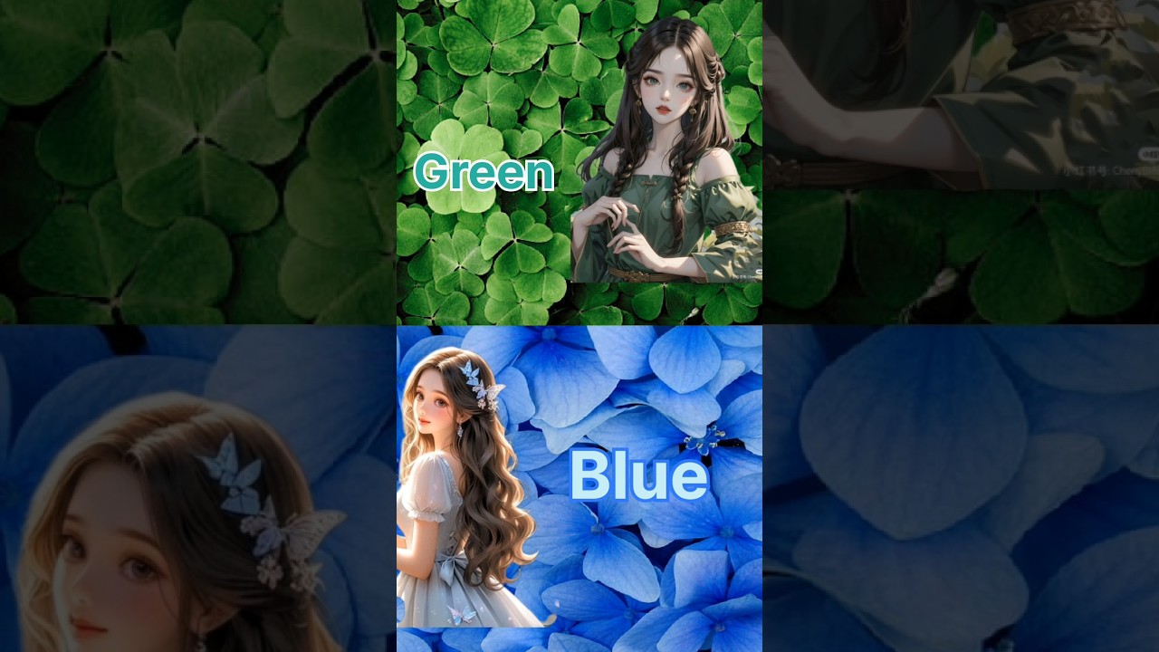 Green 💚 vs  blue 💙 choose your favourite colour 