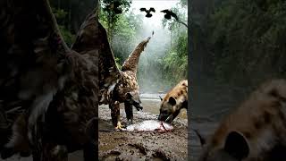 African Fish Eagle vs Hyena – Forest River Defense