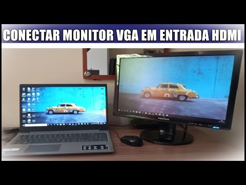 Vídeo: Como Conectar Um Monitor Antigo