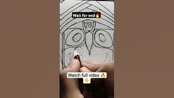 Lord Jagannath Drawing | step by step | Ratha Yatra Special #shorts #trending #jagannath #loveart_09