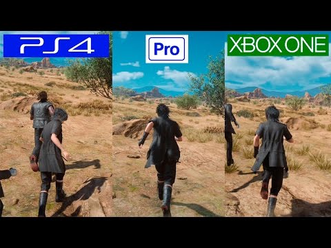 Final Fantasy XV | PS4 VS PS4 PRO VS XBOX ONE | GRAPHICS COMPARISON